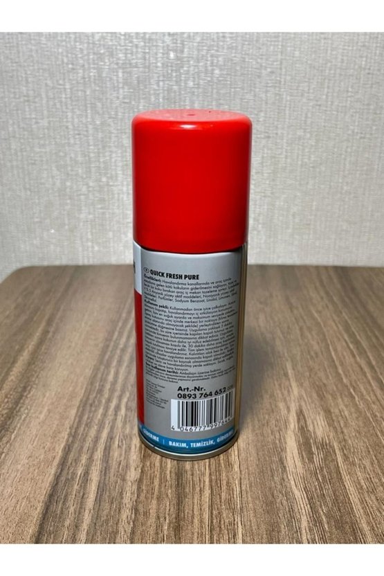 Araç Içi Tazeleme Spreyi Quıck Fresh Koku Bombası  100 ml