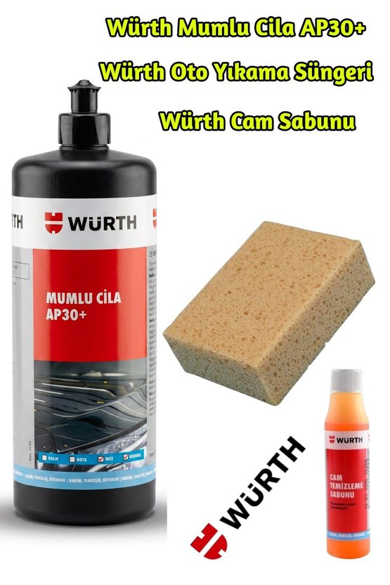 Mumlu Cila AP30 + Oto Yıkama Süngeri + Cam Sabunu Avantaj Paketi