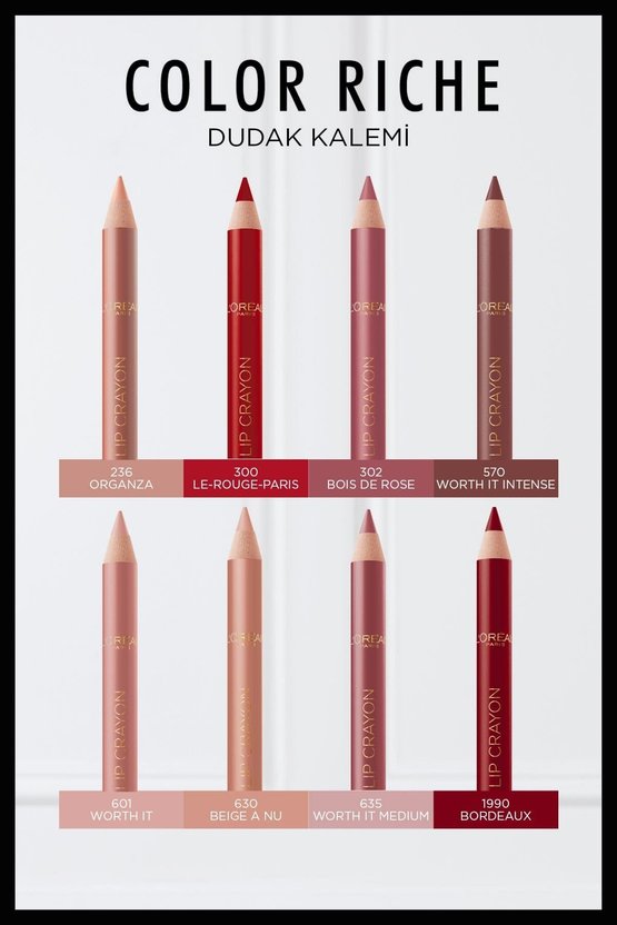 LOréal Paris Color Riche Dudak Kalemi - 635 Worth It Medium