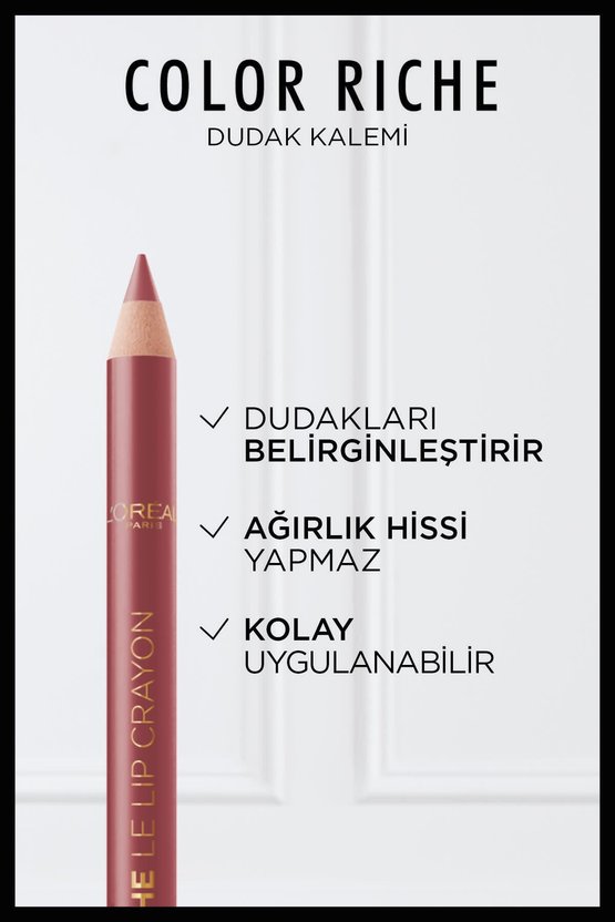 LOréal Paris Color Riche Dudak Kalemi - 635 Worth It Medium