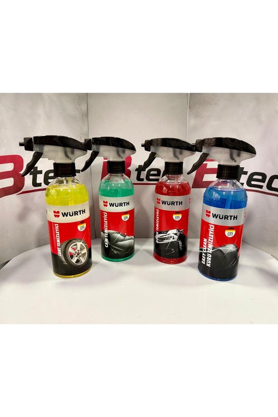 4lü Bakım Seti Jant - Cam - Böcek - Easy Clean 400ML (Yeni Tarihli)