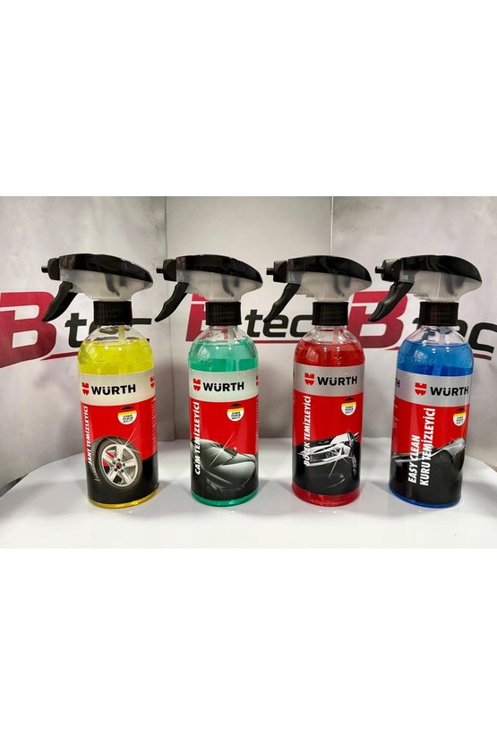 4lü Bakım Seti Jant - Cam - Böcek - Easy Clean 400ML (Yeni Tarihli)