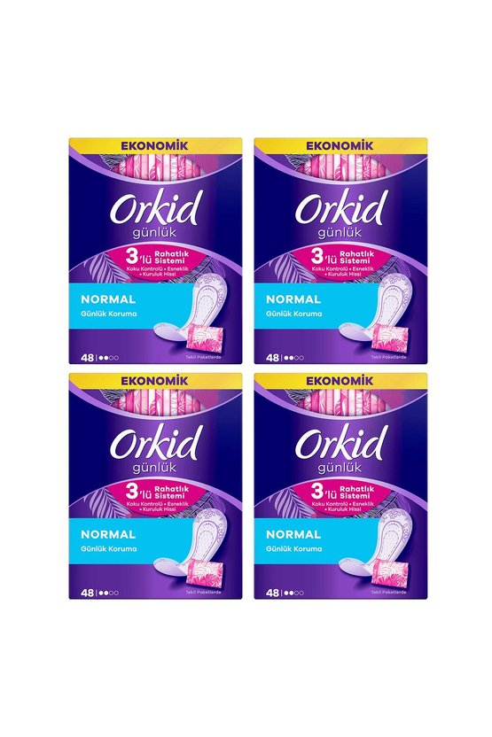 Günlük Normal 48 Li 4 Paket Toplam 192 Adet
