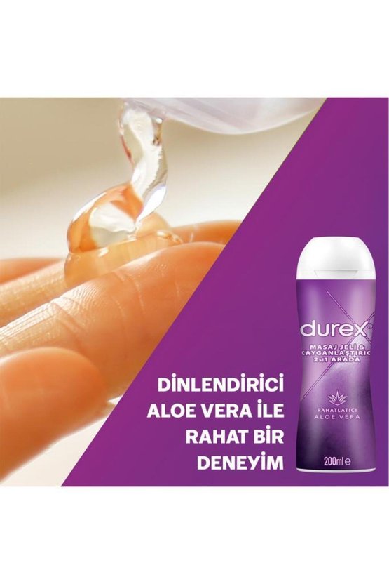 Play 2 si 1 Arada Kayganlaştırıcı Aloe Vera Jel 200 ml