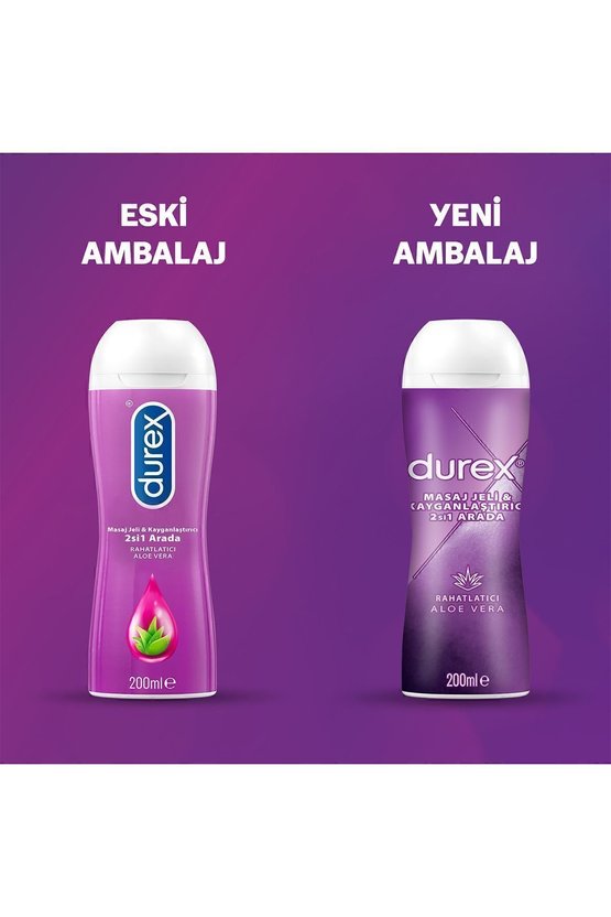 Aloe Vera 2si 1 Arada Kayganlaştırıcı & Masaj Jeli 200ml X 2 Adet