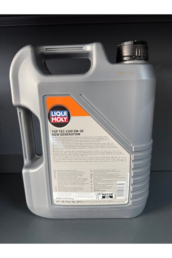Top Tec 4200 5w-30 Tam Sentetik Motor Yağı 5 Litre 0226 ÜRETİM