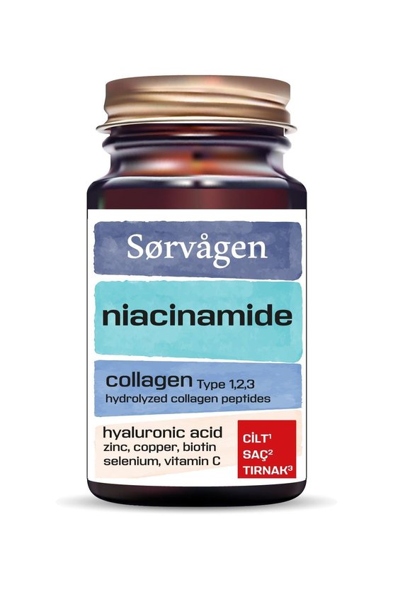 Niacinamide Collagen  Kolajen Hyaluronic Acid Tablet