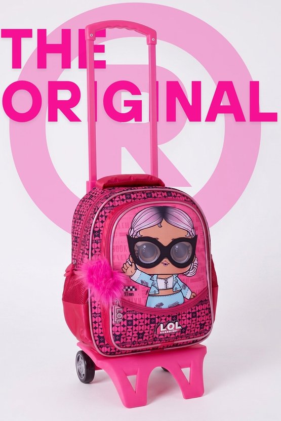 LOL Surprise BB Air Lisanslı Çıkarılabilir Çekçekli Kız Çocuk Okul Çantası 2183