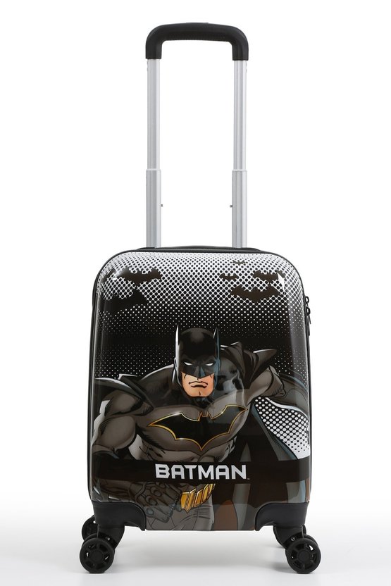 Kids Batman Lisanslı Siyah Çocuk Valizi | Darbeye Dayanıklı