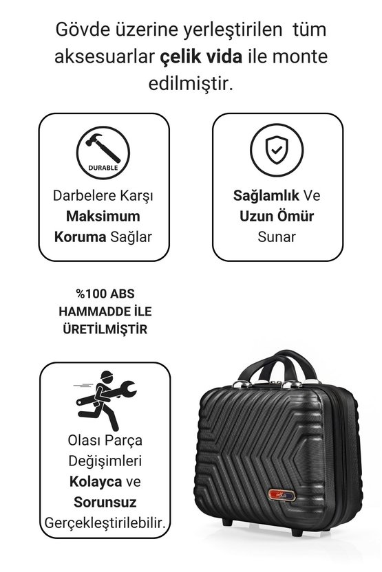 Abs Siyah Makyaj & El Çantası 615.01