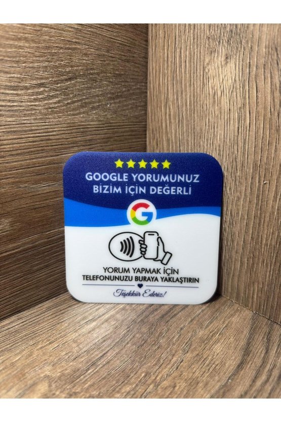 Google işletme Yorum Kartı 5 Yıldız Yorum Toplar (20 Adetli Set)