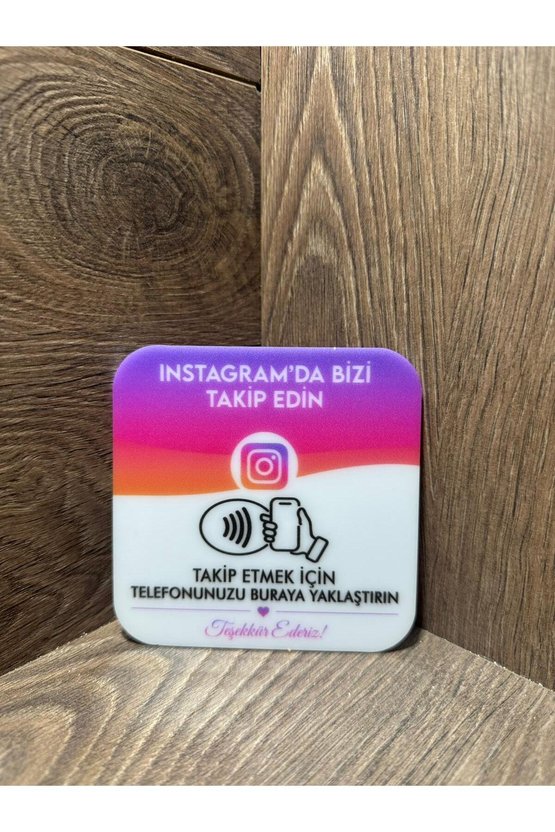 NFC İnstagram Takip Kartı (20 adetli set)