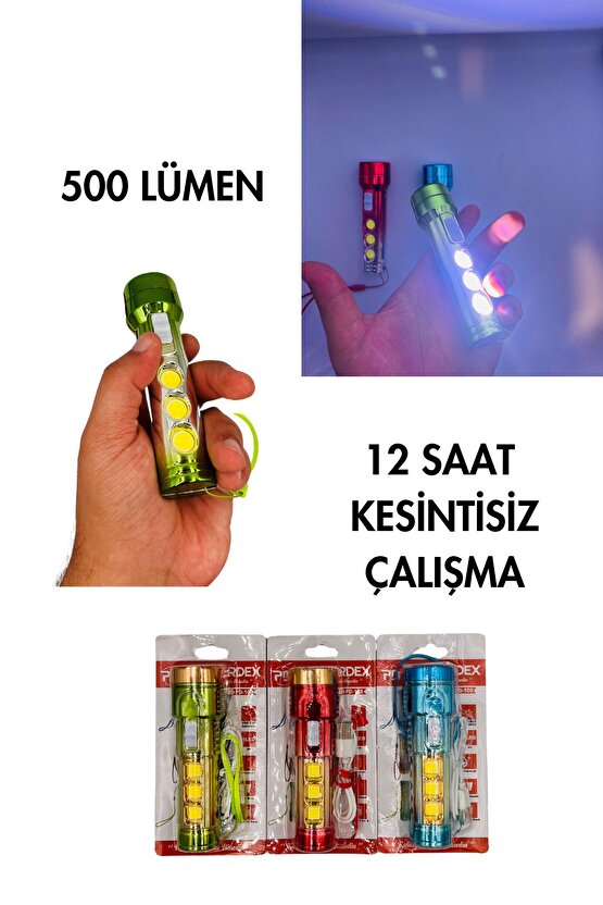 Usb Şarjlı Kitap Okuma Işığı Acil Durum El Feneri - Uzun Menzilli Çok Fonksiyonlu Deprem El Feneri