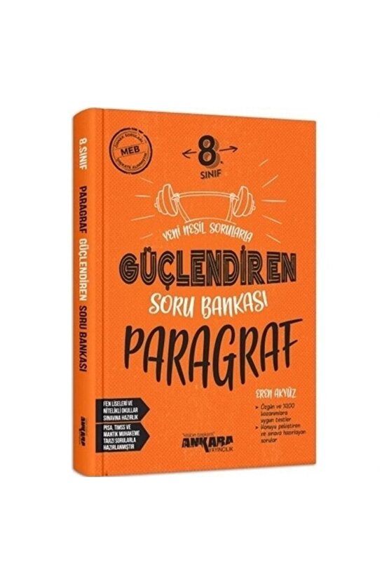 Ankara Yayınları 8. Sınıf Paragraf Ve Matematik Güçlendiren Soru Bankası 2li Set