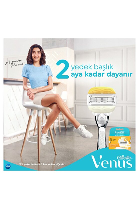 Kadın Venus Comfortglide Olay Yedek Tıraş Bıçaklağı 2’li