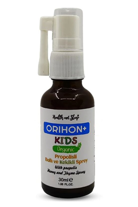 Orihon Kids Organik Propolisli Doğal Boğaz Spreyi 30ml (ÇOCUKLAR İÇİN)