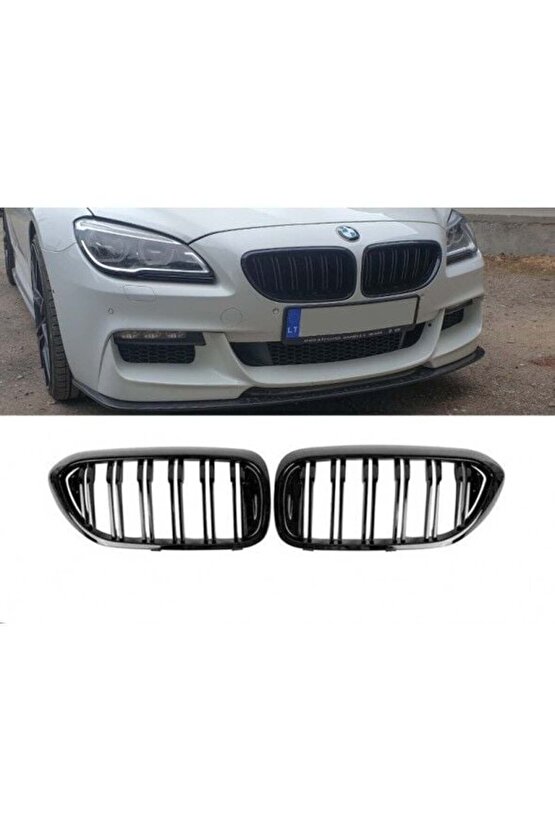 Bmw F06 Uyumlu M6 Ön Böbrek Panjur Izgara Pianoblack