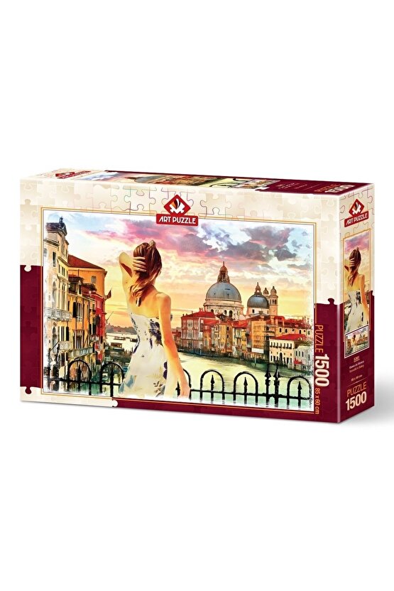 Art Puzzle Venedike Bakış 1500 Parça Puzzle 5381 - Puzzle Seti - Yapboz - Yap-boz Puzzle