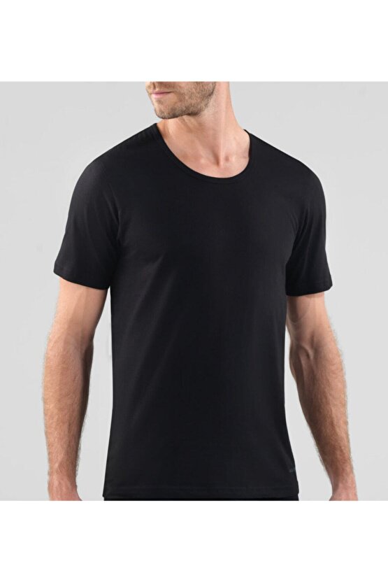 Erkek Tshirt Loose Fit 9217 - Siyah