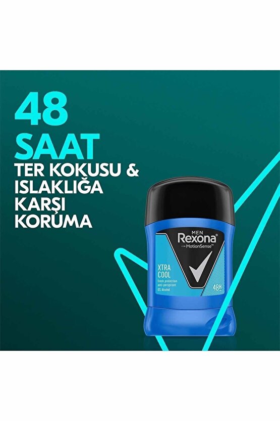 Men Motion Sense Erkek Stick Deodorant Xtra Cool 48 Saat Koruma 50 g X 2 Adet