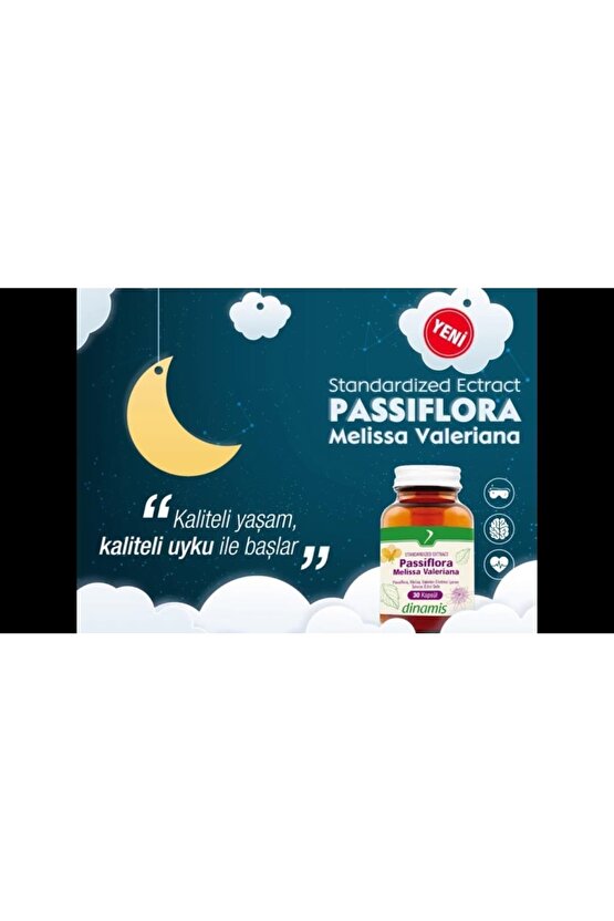 Passiflora Melissa Valeriana 30 Kapsül