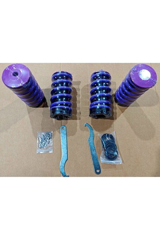 Honda Civic Uyumlu Spor Helezon Yay Coilover Alçaltma Kiti Ayarlı 98-01