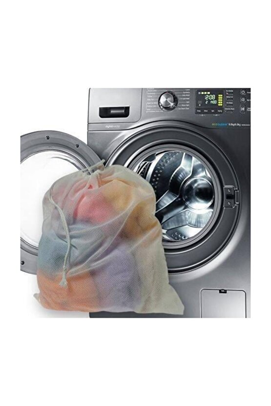 Çamaşır Yıkama Filesi Büyük Boy 50-60 Cm Çamaşır Filesi Çamaşır Torbası 50 Adet