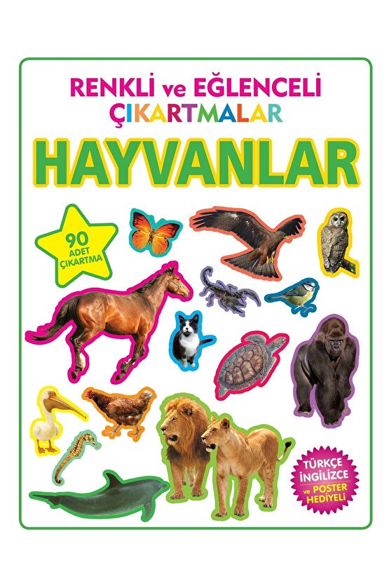 Renkli Ve Eğlenceli Çıkartmalar - Hayvanlar (animals)