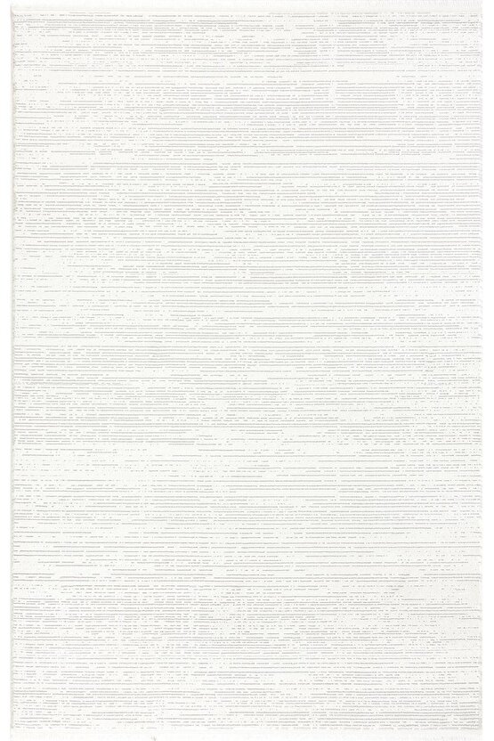 Çam Halı Eliza 4309 Beyaz Enti Halı Modern Desenli Makine Halısı
