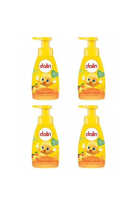 Köpük Sabun Mango Ve Portakal Kokulu 200 ml X 4 Adet