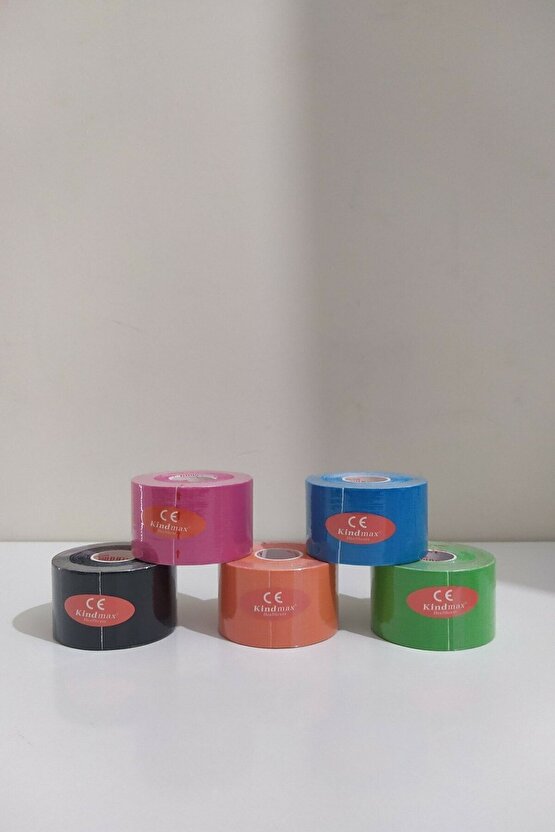 Kinesiology Tape Ağrı Bandı 5 Cm X 5 Mt Mavi