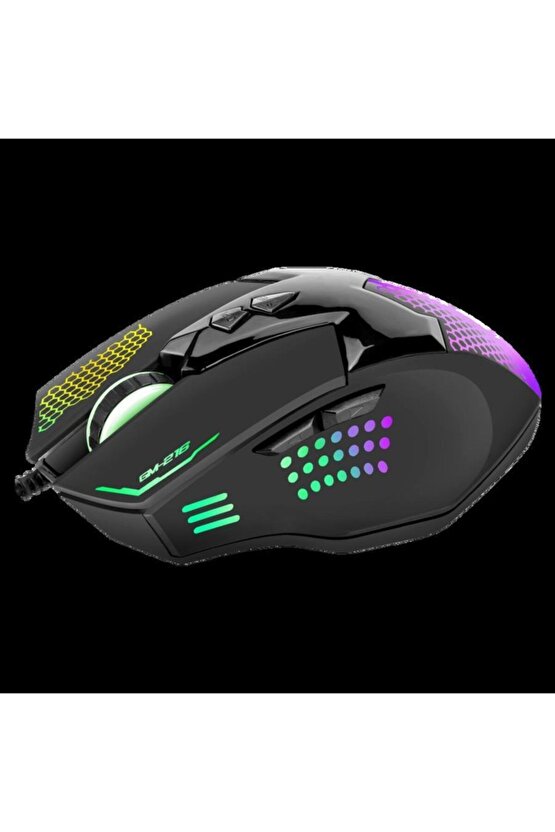 Gm-216 Blacklıt 3600dpı Optik Kablolu Oyuncu Mouse