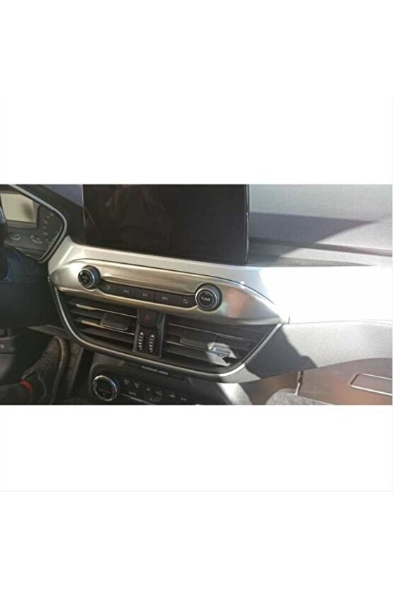 Ford Focus Uyumlu 2019 Orta Panel Kaplama - Silver