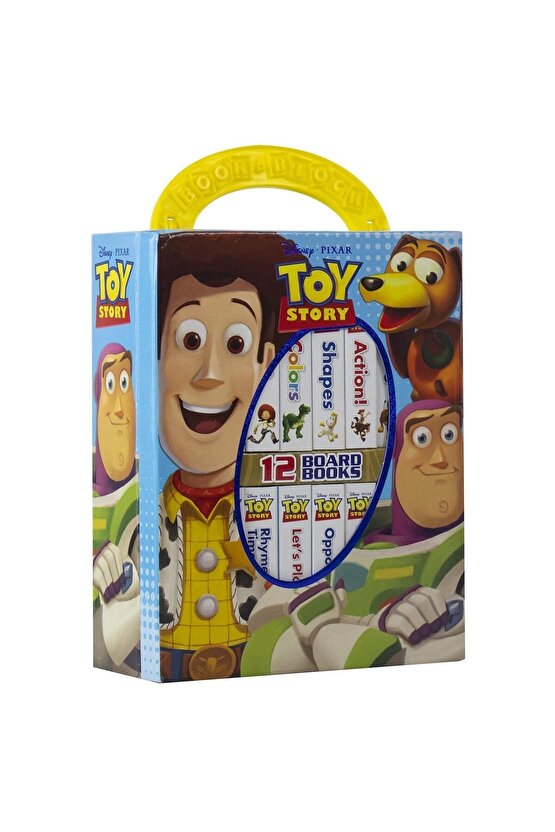 Disney: My First Library 12 Board Books- Toy Story Woody, Buzz Lightyear, and More!