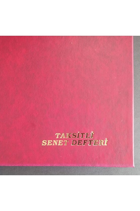 Taksitli Senet Defteri 20x28 Cm