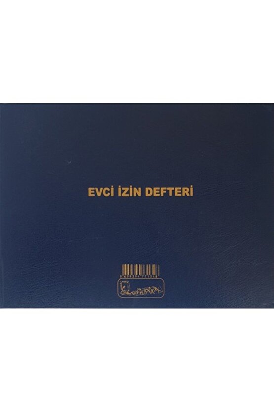 Evci Izin Defteri Cilt Kapak