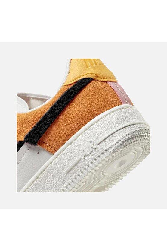 Air Force 1 LXX Sneaker Kadın Spor Ayakkabı White & Orange LİMİTED EDİTİON DQ0858-100 DQ0858-1