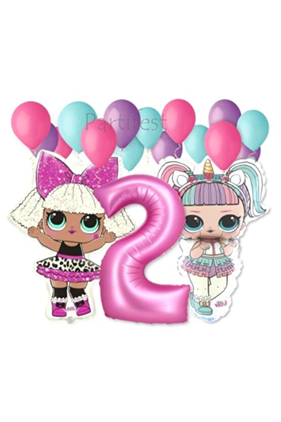 Lol Surprise Balon Seti Lol Bebek 2 Yaş Balon Seti Lol Doğum Günü Parti Seti