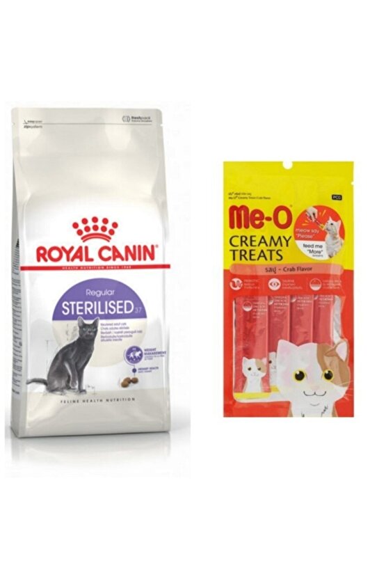 Neo Pet Market Sterilised 37 Kısırlaştırılmış Kedi Maması 2kg. + Meo Yengeçli Ödül