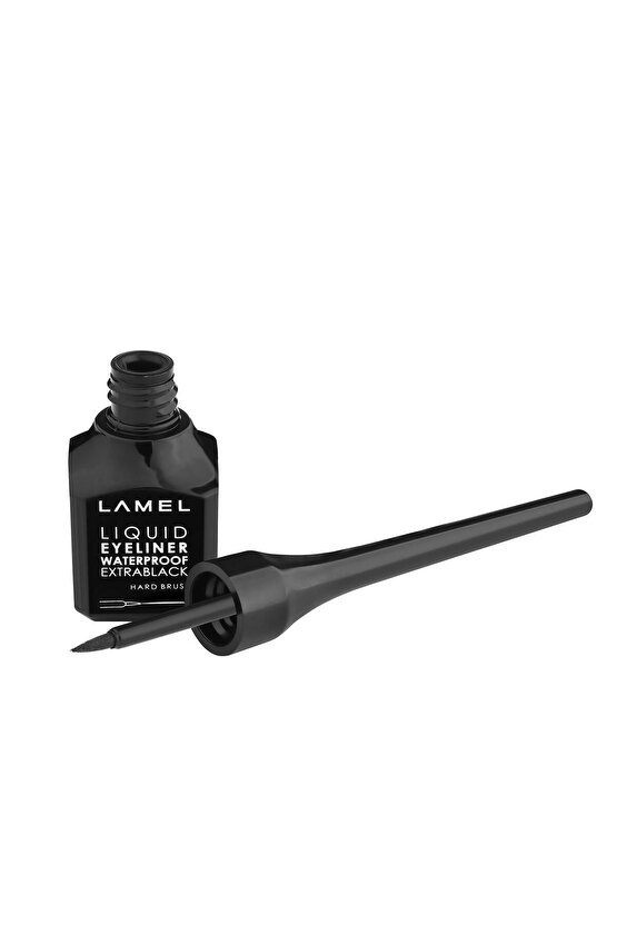 Lamel Ekstra Siyah Likit Eyeliner  Yumuşak Fırça No 101