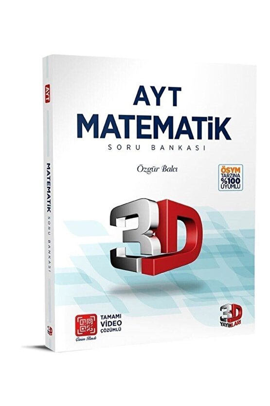 Ayt Matematik 2023 Model Hologramlı Baskı Tamamı Video Çözümlü Soru Bankası