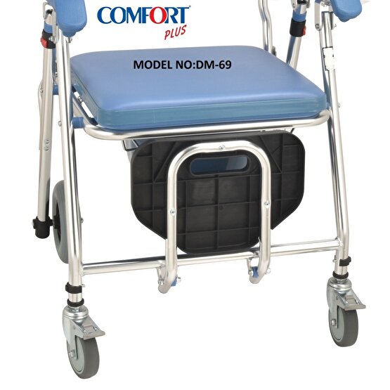 Komot DM-69 Banyo ve Tuvalet Özellikli Tekerlekli Sandalye