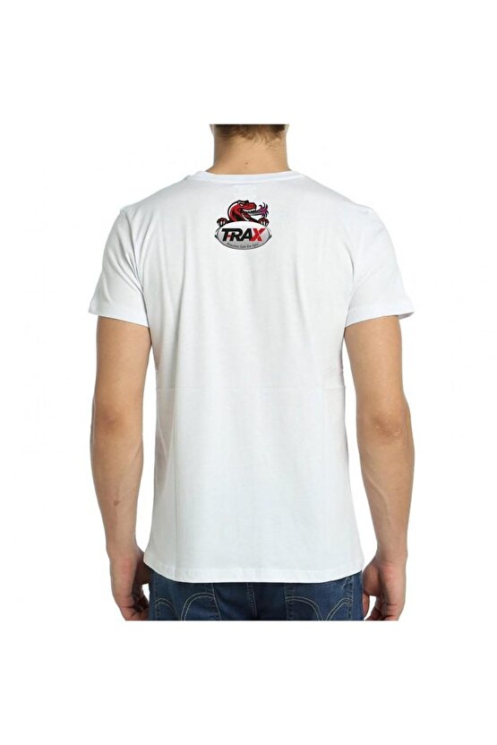 Trax Beyaz Unisex Tshirt