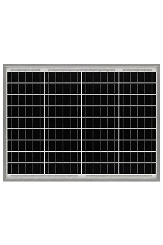 50 Watt Monokristal Güneş Paneli