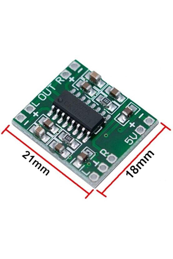 3 Adet Pam8403 2x3w Stereo Ses Amfilikatörü 5v Mini Amfi Ses Yükseltici