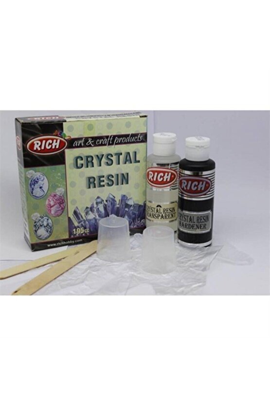 Crystal Resın Kristal Reçine 130+65 cc Şeffaf