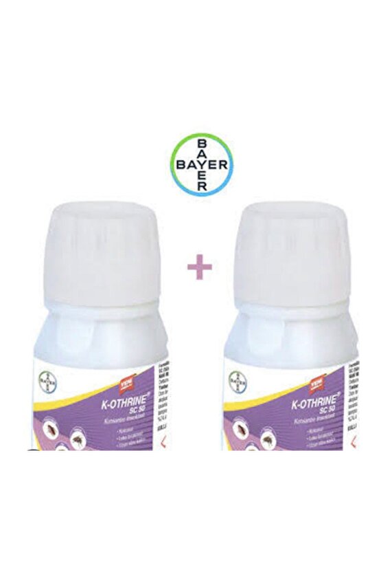Bayer K Othrine Sc 50 Haşere Ilacı 2 Adet 50 ml