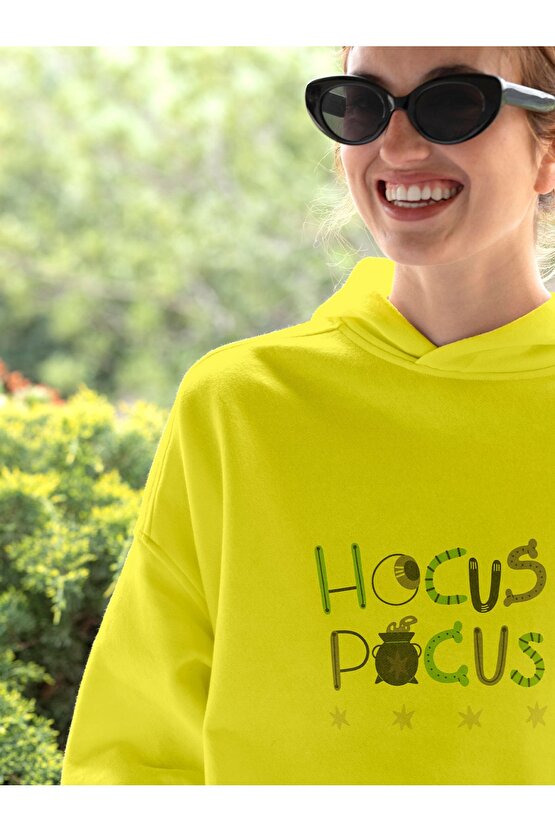 Hocus Pocus  3 Iplik Kalın Sweatshirt Hoodie