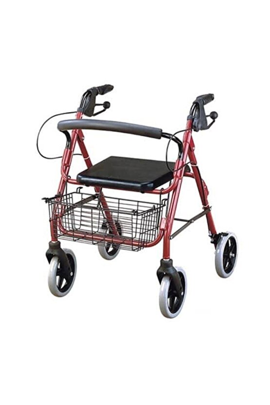 Hasta Yaşlı Yürüteci Lüx Yürüteç Tekerlekli Walker - Tekerlekli Rollatör