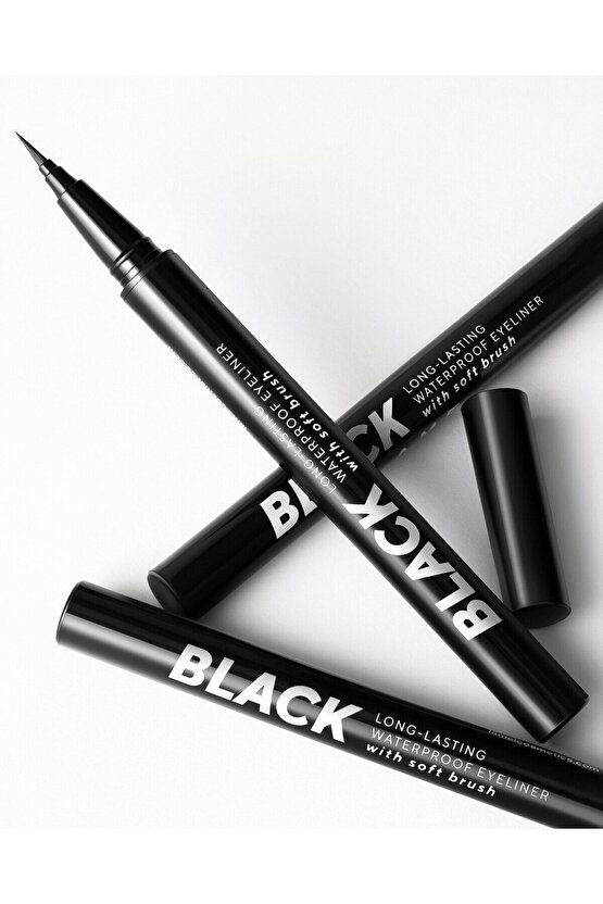 Yumuşak Fırçalı Siyah Eyeliner No 401